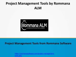 project management tools by rommana alm