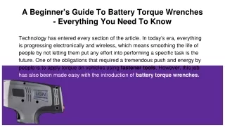 a beginner s guide to battery torque wrenches