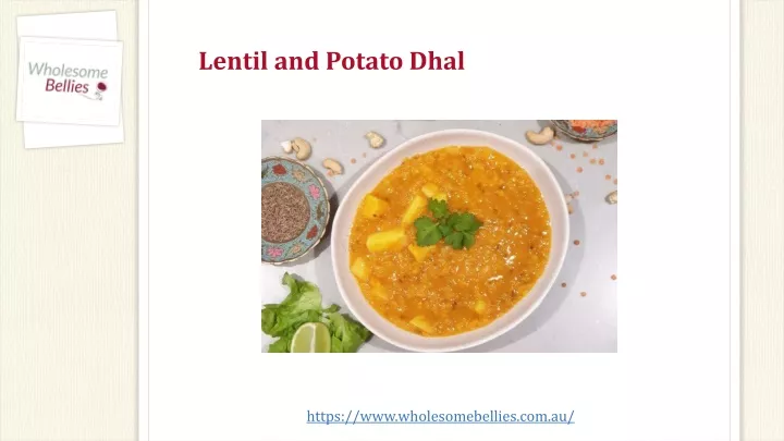 lentil and potato dhal