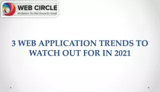 3 WEB APPLICATION TRENDS TO WATCH OUT FOR IN 2021