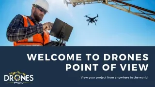 Drone Services for construction | Drones Point of View | Affordable Services