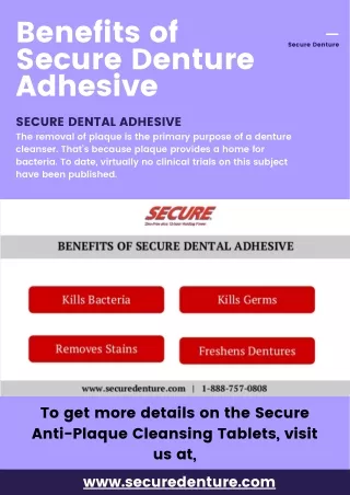 benefits of secure denture adhesive secure dental