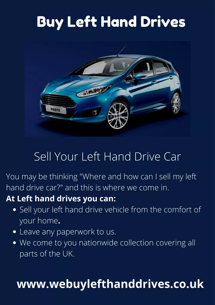 buy left hand drives