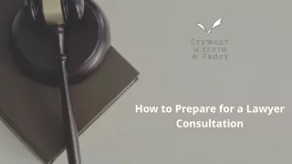 How to Prepare for a Lawyer Consultation