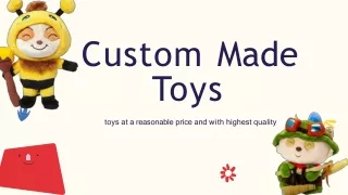 Stylized And Modern Custom Made Toys