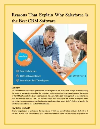 reasons that explain why salesforce is the best