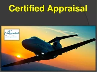 Certified Appraisal