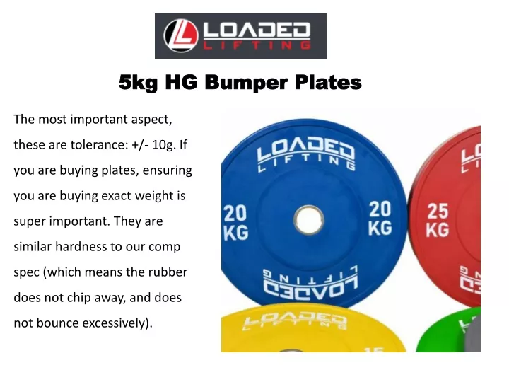 5kg hg bumper plates