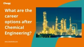 what are the career options after chemical