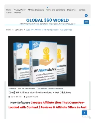 [Get] wp affiliate machine download – get click free