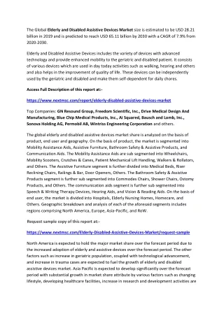 the global elderly and disabled assistive devices