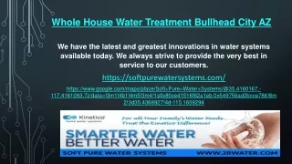 Whole House Water Treatment Bullhead City AZ