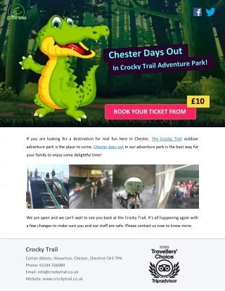 Chester Days Out In Crocky Trail Adventure Park!