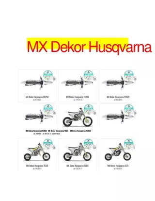 mx dekor husqvarna
