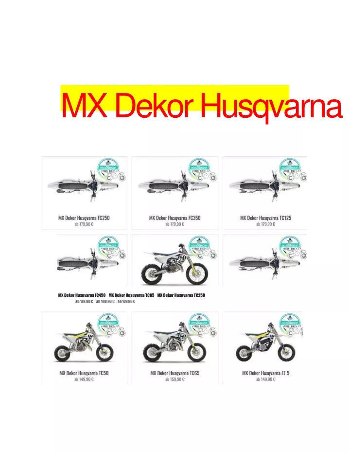 mx dekor husqvarna