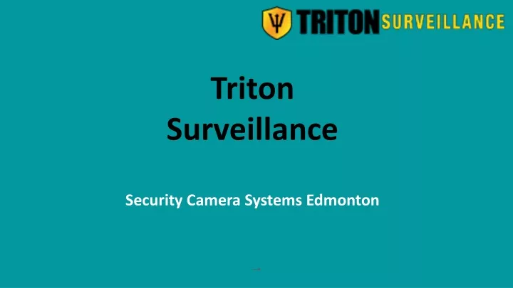 triton surveillance