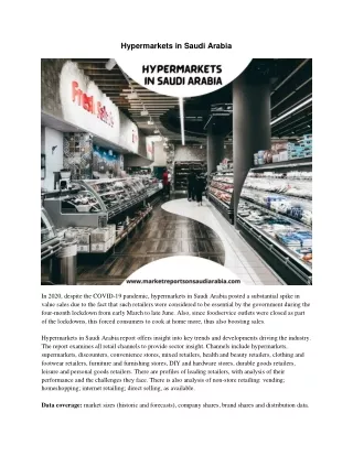 hypermarkets in saudi arabia