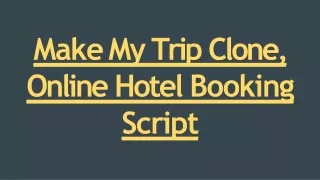 ma k e m y trip clone