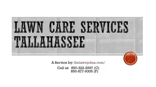 Lawn Care Services Tallahassee