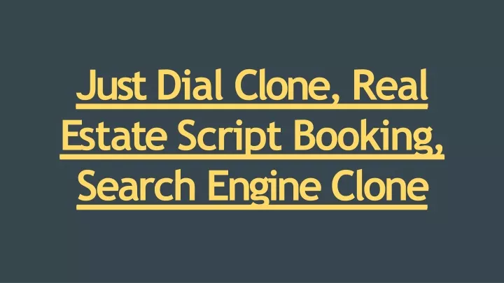 just dial clone real