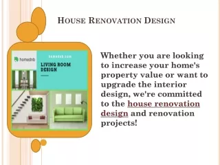 House Renovation Design