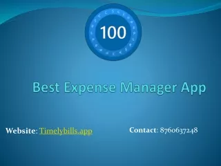 Free Money Manager App | timelybills.app