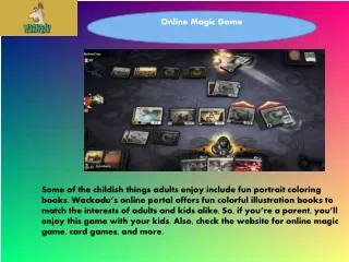 Online Magic Game