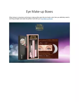 eye make up boxes