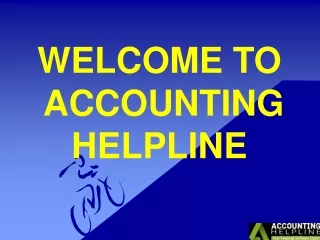 welcome to accounting helpline