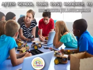 After school care East Hanover, NJ