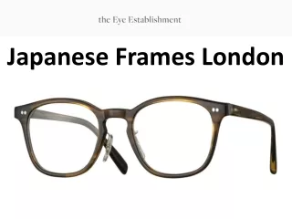 japanese frames london