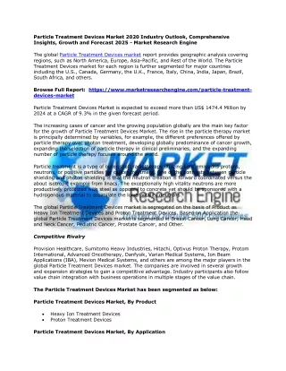 particle treatment devices market 2020 industry