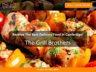 Receive The Best Delivery Food In Cambridge!