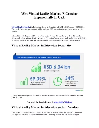 why virtual reality market is growing
