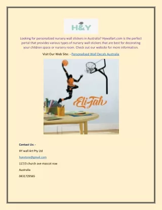 looking for personalized nursery wall stickers