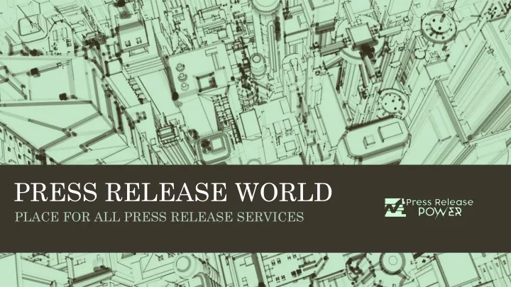 press release world
