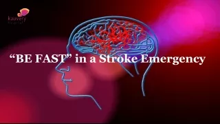 be fast in a stroke emergency
