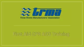 first aid cpr aed training