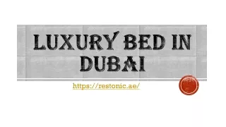 luxury bed in dubai