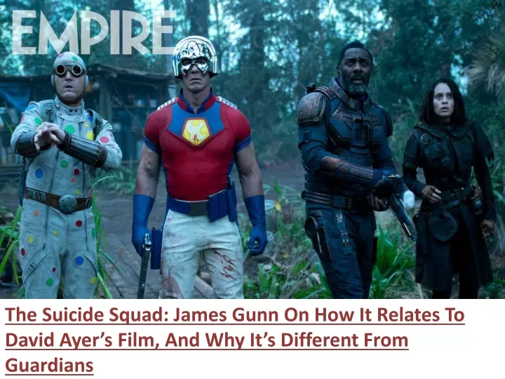 the suicide squad james gunn on how it relates