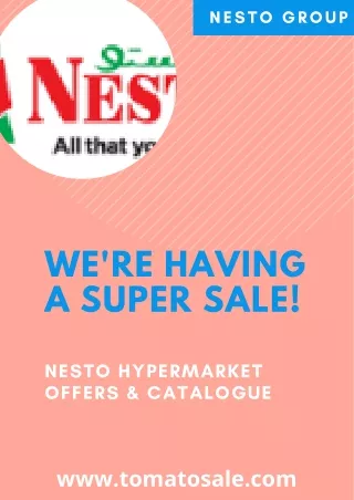 Nesto hypermarket offers