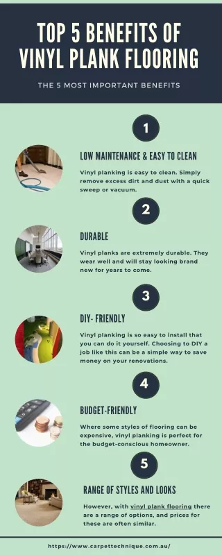 Top 5 Benefits of Vinyl Plank Flooring
