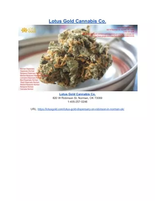 Lotus Gold Cannabis Co.