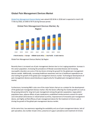 global pain management devices market
