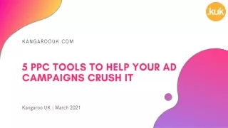 5 PPC Tools to Help Your Ad Campaigns Crush It