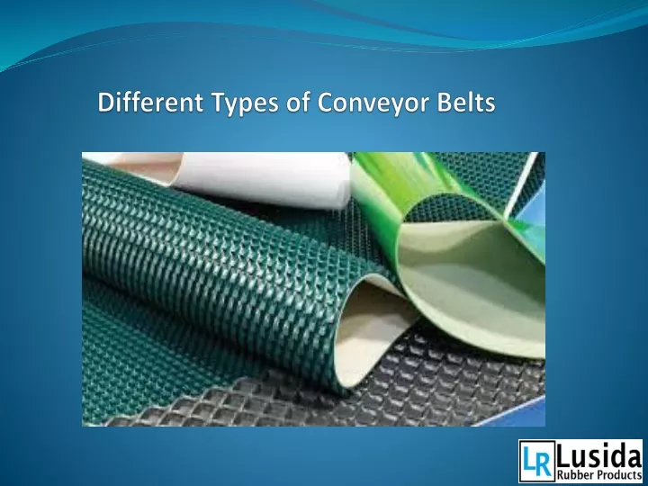 different types of conveyor belts