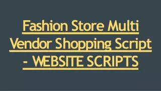 fashion store multi v endor s hopping script