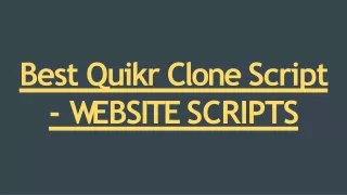 best quikr clone script w eb s ite sc r ipts