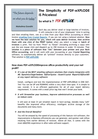 the simplicity of pdf explode is priceless