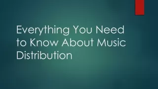 everything you need to know about music distribution